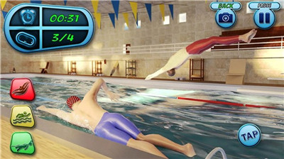 游泳比赛模拟器游戏中文手机版下载